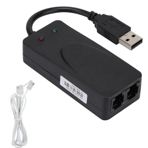 Faxmodem Single Port USB 2.0 56K Externer Modem-Treiber Plug and Play USB-Modem Standard und erweitert bei Command Fax-Modem von XINYIN