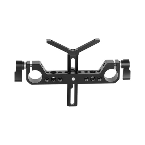 Kamera-Objektivhalterung, 19 mm, Y-Form, höhenverstellbar, für DSLR-Sholuder-Halterung, 19 mm Systeme von XINYIN
