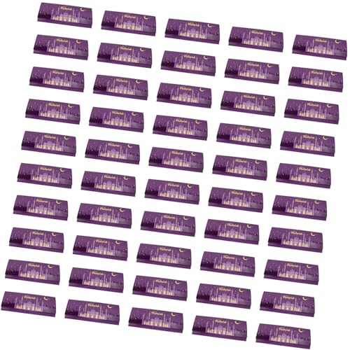 Set mit 50 Papierkarten für Festivalversammlungen, Eid Mubaraks Geld und Geschenke, faltbar, Geldhalter, Grußumschlag Set mit 50 Papierkarten für Festivalversammlungen, Eid Mubaraks Geld und Geschenke, faltbar, Geldhalter, Grußumschlag von XINYIN