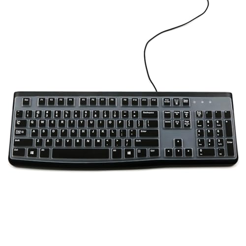 Tastaturabdeckungen für K120 MK120 Kabelgebundene Tastatur-Schutzhüllen, dünne Silikon-Tastaturabdeckungen, Zubehör Tastaturabdeckungen für K120 MK120 Kabelgebundene Tastatur-Schutzhüllen, dünne Silikon-Tastaturabdeckungen, Zubehör von XINYIN