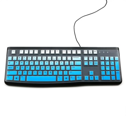 Tastaturabdeckungen für K120 MK120 Kabelgebundene Tastatur-Schutzhüllen, dünne Silikon-Tastaturabdeckungen, Zubehör Tastaturabdeckungen für K120 MK120 Kabelgebundene Tastatur-Schutzhüllen, dünne Silikon-Tastaturabdeckungen, Zubehör von XINYIN