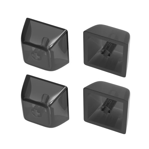 Transparentes Tastenkappen-Set 1U, 1 x XDA-Profil, kristalldurchlässige Tastenkappen für mechanische Tastatur, XDA-Tastenkappen, 4/20 Stück von XINYIN