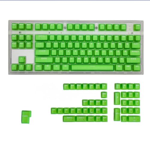 XINYIN 131 Tasten mit Hintergrundbeleuchtung, OEM-Profil, Set mit Doppeltasten für mechanische Tastatur, Spiele 108 104 980 96 87 Tasten für Gaming-Tastaturen, elegante Tasten mit von XINYIN