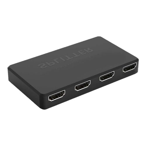 XINYIN 1x4 Splitter Kompatibel Distributor Teilen Und Verstärken Media Inhalt 1 In 4 Out Für PC Laptop Monitor Projektor Verstärker Video Splitter von XINYIN