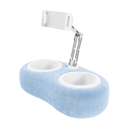 XINYIN Fuzzy Handyhalter Tablet Kissenhalter Verstellbarer Telefonständer Flexibler Tablet-Ständer Faltbarer Telefonhalter Plüsch von XINYIN