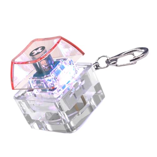 XINYIN Mechanischer Tastenkappen-Tester, Schlüsselanhänger mit LED-Beleuchtung zur Stressreduzierung und Entspannung, für Zuhause oder Büro XINYIN Mechanischer Tastenkappen-Tester, Schlüsselanhänger mit LED-Beleuchtung zur Stressreduzierung und Entspannung, für Zuhause oder Büro von XINYIN