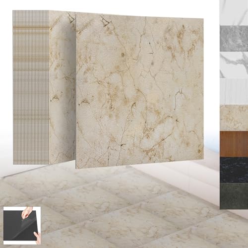XINZI PVC Bodenbelag Selbstklebende Fliesen Vinylboden Selbstklebend, Vinylboden Bodenfliesen mit Holz-Effekt, 27 Vinyl Fliesen Klebefliesen Boden 2,51m² für Küche Wohnzimmer, Eiche Optik Natur XINZI PVC Bodenbelag Selbstklebende Fliesen Vinylboden Selbstklebend, Vinylboden Bodenfliesen mit Holz-Effekt, 27 Vinyl Fliesen Klebefliesen Boden 2,51m² für Küche Wohnzimmer, Eiche Optik Natur von XINZI