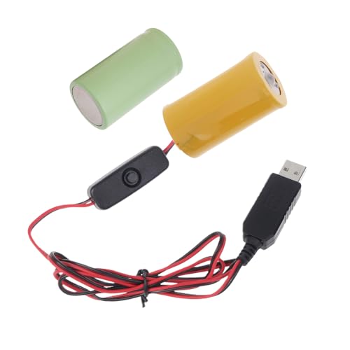 XINgjyxzk USB Zu 1 5 V-6 V 1A LR20 D Batterie Eliminatoren Mit Schaltern Batterie Stromkabel Für Spielzeug/Tischlampen/Taschenlampe XINgjyxzk USB Zu 1 5 V-6 V 1A LR20 D Batterie Eliminatoren Mit Schaltern Batterie Stromkabel Für Spielzeug/Tischlampen/Taschenlampe von XINgjyxzk