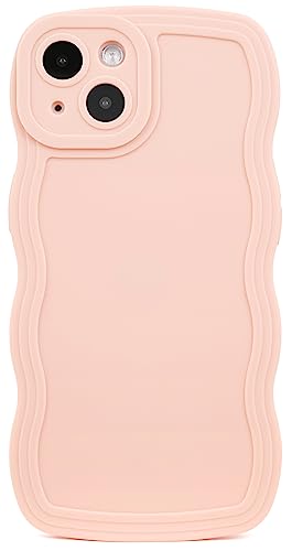 XIQI Kompatibel mit iPhone 13 Hülle 6,1 Zoll 2021, niedliche Kawaii Curly Wave Rahmenform Weiches Silikon Stoßfest Schutzhülle für Frauen Mädchen, Rosa XIQI Kompatibel mit iPhone 13 Hülle 6,1 Zoll 2021, niedliche Kawaii Curly Wave Rahmenform Weiches Silikon Stoßfest Schutzhülle für Frauen Mädchen, Rosa von XIQI