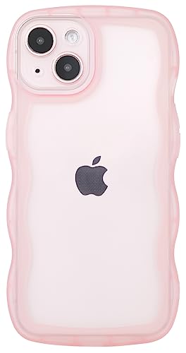 XIQI Kompatibel mit iPhone 14 Plus Hülle 6,7 Zoll 2022, niedliche Kawaii lockige Welle Rahmenform Weiches Silikon Stoßfest Schutzhülle für Frauen Mädchen, Klar/Rosa XIQI Kompatibel mit iPhone 14 Plus Hülle 6,7 Zoll 2022, niedliche Kawaii lockige Welle Rahmenform Weiches Silikon Stoßfest Schutzhülle für Frauen Mädchen, Klar/Rosa von XIQI