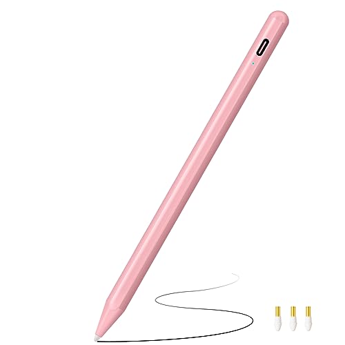 Stylus Stift für iPad 2025-2018, Schnellladefunktion & Palm Rejection Pencil für iPad A16 11./10./9-6. Generation., Air M3 M2 11"/13"/5./4./3., Pro M4 11"/13"/11''/12,9'', Mini A17 Pro/6./5. Gen von XIRON