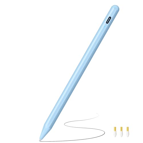 Stylus Stift für iPad 2025-2018, Schnellladefunktion & Palm Rejection Pencil für iPad A16 11./10./9-6. Generation., Air M3 M2 11"/13"/5./4./3., Pro M4 11"/13"/11''/12,9'', Mini A17 Pro/6./5. Gen von XIRON