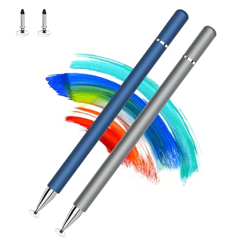 Stift für Touchscreens, Universal Disc-Spitze Stylus Pencil Magnetkappe, hochempfindlicher Universal-Eingabestift für iPad, iPhone, Android-Tablets und alle universellen Touchscreens von XIRON