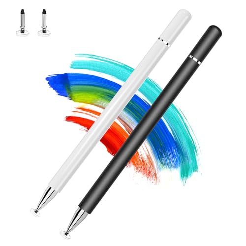 Tablet Stift, 2 Stück Touchscreen Stift, Universal Disc-Spitze Stylus Pencil capacità universale per für iPhone,kompatibel mit iPad, Android,Tablets und Allen Touchscreens von XIRON