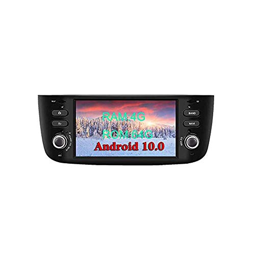 XISEDO Android 10.0 Autoradio 1 Din In-Dash 6.2 Zoll Car Radio 8-Core RAM 4G ROM 32G Autonavigation Car Radio für FIAT Linea/FIAT Grande Punto (Autoradio) von XISEDO