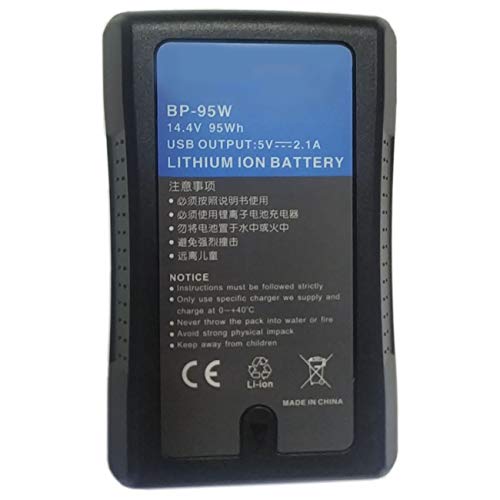 XITAIAN 14.4V 95Wh 6600mAh BP-95W Ersatz Camcorder Akku (with USB Output) für Sony BP-GL65 BP-GL65 BP-GL65 BP-GL65A BP-GL95 BP-GL95A BP-GL95A BP-190S BP-190S BP-190S BP-190S BP-190WS BP-150W von XITAIAN