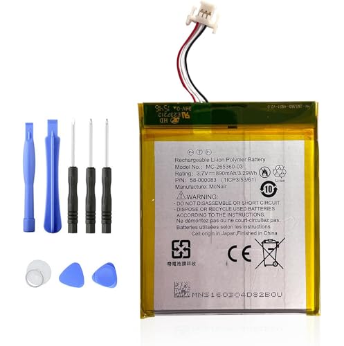 XITAIAN 3.7V 3.29Wh 890mAh MC-265360-03 58-000083 Ersatz von Akku für E-Book,E-Reader von XITAIAN