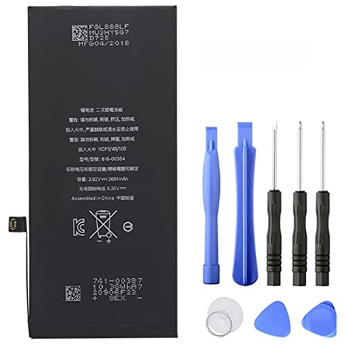 XITAIAN 3.82V 2691mAh 616-00364 Ersatz Laptop Akku für Apple iPhone 8P 8Plus 8 Plus with Tools von XITAIAN