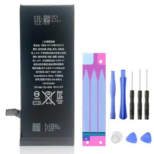 XITAIAN 3.82V 8.78Wh 2300mAh 616-00033 Ersatz von Akku für iPhone 6S A1633 A1688 A1700 mit Tooltik XITAIAN 3.82V 8.78Wh 2300mAh 616-00033 Ersatz von Akku für iPhone 6S A1633 A1688 A1700 mit Tooltik von XITAIAN