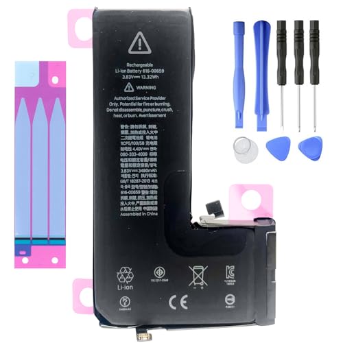 XITAIAN 3.83V 13.32Wh 3480mAh 616-00659 Ersatz von Akku für iPhone 11 Pro A2215 A2160 A2217 mit Tooltik von XITAIAN