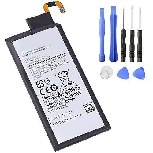 XITAIAN 4.4V 2600mAh EB-BG925ABE Ersatz Akku Kompatibel mit Samsung Galaxy S6 Edge G9250 G925F G925FQ G925S S6Edge G925A G925V with Tools von XITAIAN