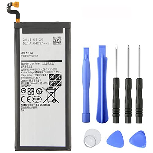 XITAIAN 4.4V 3600mAh EB-BG935ABE EB-BG935ABA Ersatz Laptop Akku für Samsung Galaxy S7 Edge G9350 G935FD SM-G935F von XITAIAN