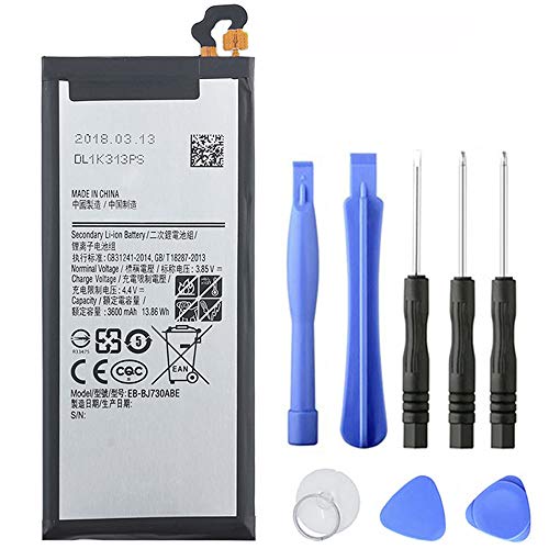 XITAIAN 4.4V 3600mAh EB-BJ730ABE Ersatz Laptop Akku für Samsung Galaxy J7 Pro 2017 J730 SM-J730F J730FM J730GM J730K with Tools von XITAIAN