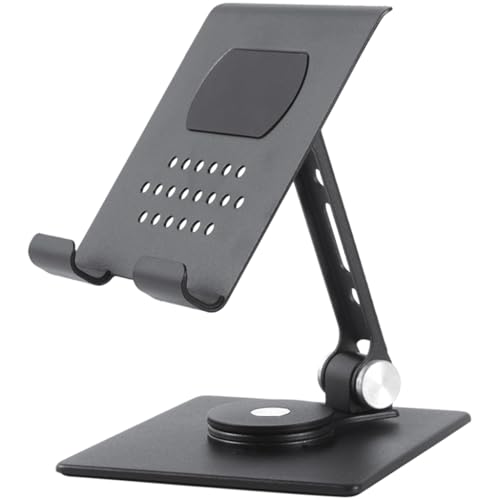 XITEA Tablet-Ständer, faltbares Design, stabil und stilvoll, Handy-Halterung, Metall, Multi-Winkel-Tablet-Ständer, Desktop-Halterung von XITEA