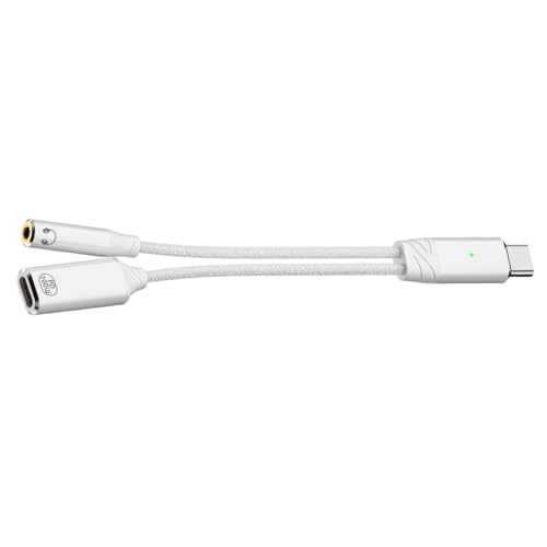 XITEA Tragbares Typ-C auf 100 W Lade-Kopfhörer-Soundadapterkabel für Reisen und Fitness, platzsparendes Design von XITEA