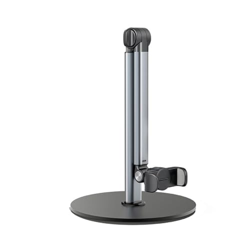 XITEA Universell einsetzbarer Telefonhalter, Teleskop-Telefonhalter für Auto-Schreibtisch, Metall, Desktop-Telefonständer von XITEA