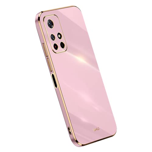 XITEN Hülle für Xiaomi Poco M4 Pro 5G, Weiche TPU Handyhülle Galvanisierung Schutzhülle, Lila von XITEN