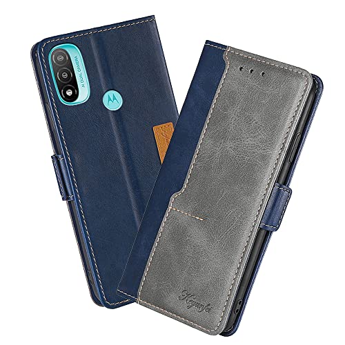 XITEN Robustes Etui für Motorola Moto E20 Hülle, PU/TPU Retro Klappetui Stoßfeste Schutzhülle Flip Handyhülle Magnetisch Telefonhülle Case Cover, Blau XITEN Robustes Etui für Motorola Moto E20 Hülle, PU/TPU Retro Klappetui Stoßfeste Schutzhülle Flip Handyhülle Magnetisch Telefonhülle Case Cover, Blau von XITEN