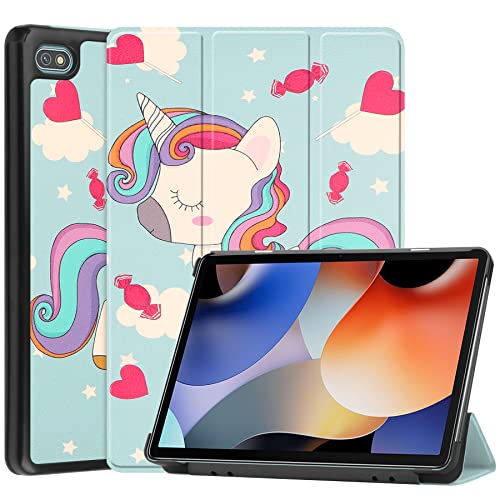 XITODA Hülle für Blackview Tab 7 Pro/Oscal Pad 10,Ultra Dünn PU Leder Schutzhülle mit Standfunktion für Blackview TAB 7 Pro/OSCAL Pad 10 10,1 Zoll Tablet,Einhorn von XITODA