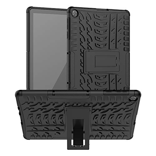 XITODA Hülle für Huawei MatePad T10/T10S,PC + TPU Silikon Mit Stand Schutzhülle für Huawei MatePad T10 AGR-L09 AGR-W09 9.7''/MatePad T10S AGS3-L09 AGS3-W09 10.1''Tablet,A-Schwarz von XITODA