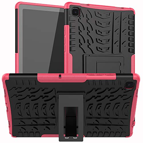 XITODA Hülle für Samsung Galaxy Tab A7 10.4 2020,Hybrid PC + TPU Silikon Mit Stand Case Cover Schutzhülle für Samsung Galaxy Tab A7 LTE WiFi SM-T500/T505/T507 10,4 Zoll Tablet,Hot Pink von XITODA