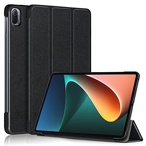 XITODA Hülle für Xiaomi Mi Pad 5/Mi Pad 5 Pro 2021,PU Leder Flip Case Cover Stand Schutzhülle für Xiaomi Pad 5 / Xiaomi Pad 5 Pro 11'' Zoll Tablet,*schwarz von XITODA
