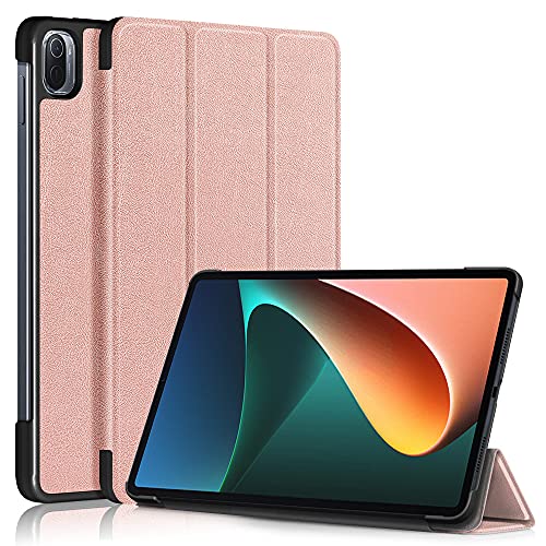 XITODA Hülle für Xiaomi Mi Pad 5/Mi Pad 5 Pro 2021,PU Leder Flip Case Cover Stand Schutzhülle für Xiaomi Pad 5 / Xiaomi Pad 5 Pro 11'' Zoll Tablet,roségold von XITODA