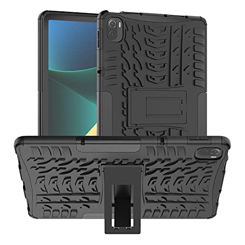 XITODA Hülle für Xiaomi Pad 5 / Xiaomi Pad 5 Pro 2021 11 Zoll,Hybrid PC + TPU Silikon Mit Stand Case Cover Schutzhülle für Xiaomi Mi Pad 5 / Mi Pad 5 Pro Tablet,Schwarz von XITODA