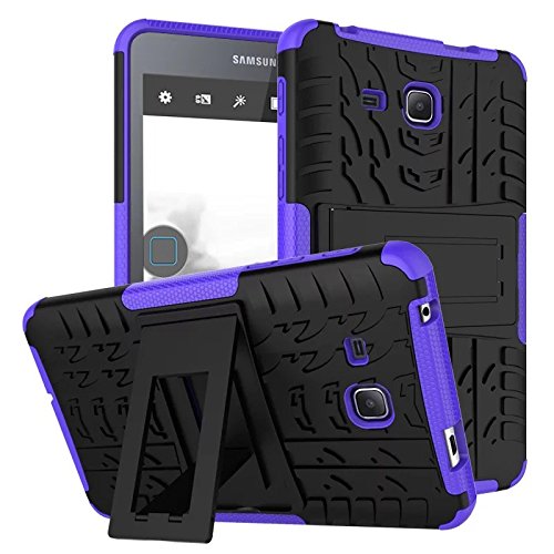 XITODA Hybrid-Schutzhülle für Samsung Galaxy Tab A6 7, robust, mit Ständer, Tablet-Hülle für Samsung Galaxy Tab A, 17,8 cm (7 Zoll) SM-T280/T285 Tablet-PC, Violett von XITODA