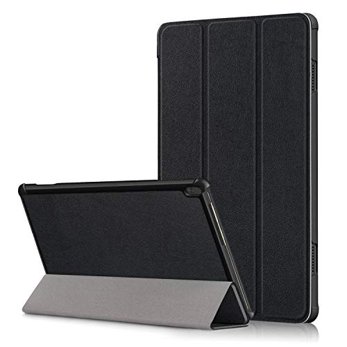 XITODA Schutzhülle aus PU-Leder mit Ständerfunktion für Lenovo Tab M10 TB-X605F / TB-X605L / TB-X505F / TB-X505L xschwarz von XITODA