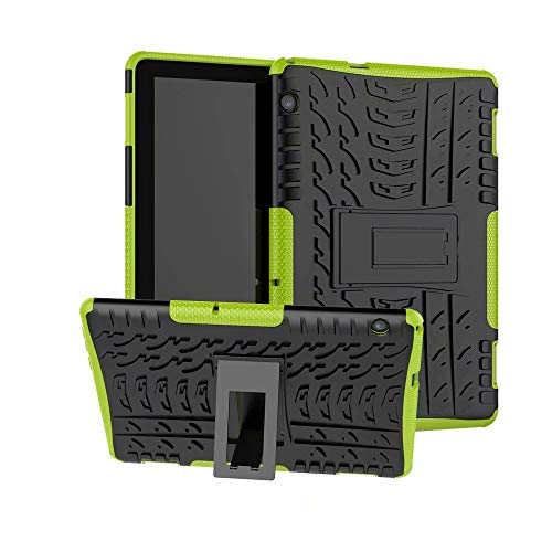 XITODA Schutzhülle für Huawei MediaPad T5 10, Hybrid TPU Silikon & Hart PC Schutzhülle für Huawei MediaPad T5 10.1 Zoll 2018 Tablet Case mit Kickstand/Stand (grün) von XITODA