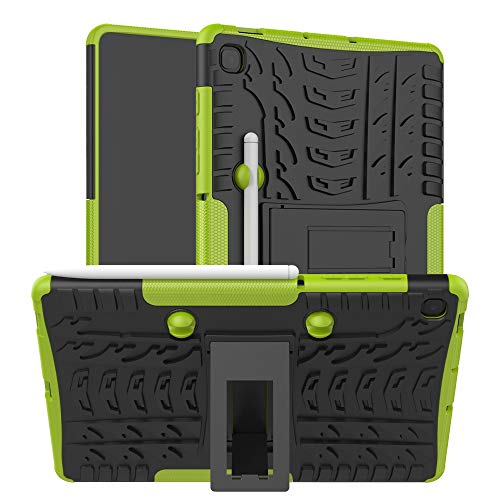 XITODA Schutzhülle für Samsung Galaxy Tab S6 Lite, Hybrid PC + TPU Schutzhülle mit sicherem S Stifthalter / Ständer für Samsung Galaxy Tab S6 Lite 10,4 Zoll Tablet 2020 Cover Schutz (Grün) von XITODA