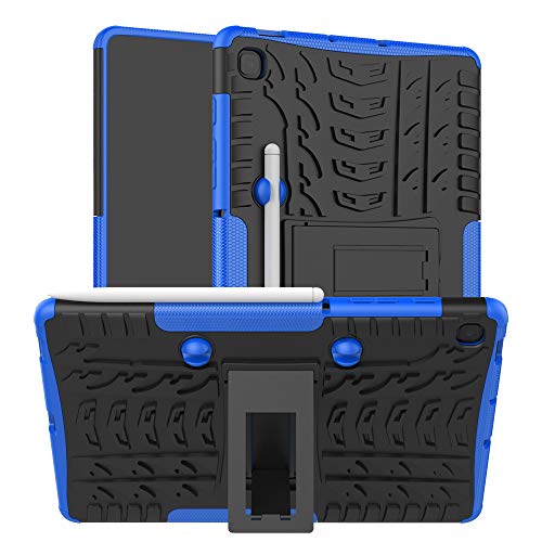 XITODA Schutzhülle für Samsung Galaxy Tab S6 Lite, Hybrid PC + TPU Schutzhülle mit sicherem S Stifthalter / Ständer für Samsung Galaxy Tab S6 Lite 10.4 Zoll Tablet 2020 Cover Schutz (dunkelblau) von XITODA