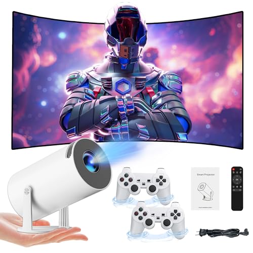 Y5S Mini-Projektor und Spiel, 64 G, integrierte 10.000 3D-Spiele, 1280 x 720p, 180° drehbar, 4K-Retro-Videospiel-Projektor mit 2 kabellosen Controllern, HDMI-Ausgang, 5G WLAN und Bluetooth, Android Y5S Mini-Projektor und Spiel, 64 G, integrierte 10.000 3D-Spiele, 1280 x 720p, 180° drehbar, 4K-Retro-Videospiel-Projektor mit 2 kabellosen Controllern, HDMI-Ausgang, 5G WLAN und Bluetooth, Android von XIXIMENG