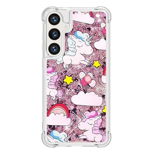 XIYonh Hülle Kompatibel mit Samsung Galaxy S24 FE, Mode Flüssig Treibsand Glitzer Quicksand Handyhülle Cover Silikon Weich TPU Case Bumper Anti-Kratzer Anti-Fall Etui Schutzhülle für Samsung S24 FE XIYonh Hülle Kompatibel mit Samsung Galaxy S24 FE, Mode Flüssig Treibsand Glitzer Quicksand Handyhülle Cover Silikon Weich TPU Case Bumper Anti-Kratzer Anti-Fall Etui Schutzhülle für Samsung S24 FE von XIYonh