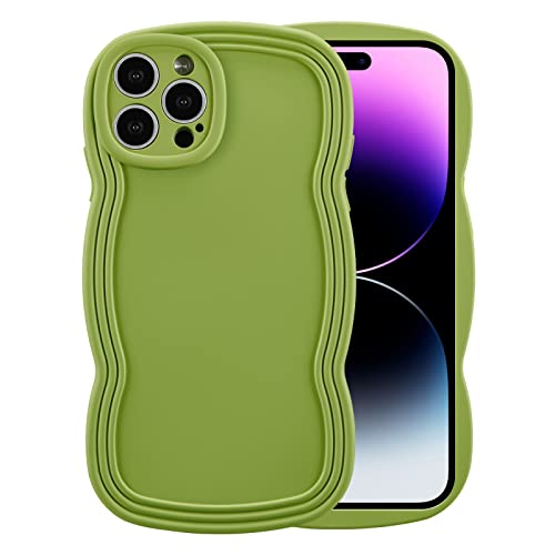 XIZYO Schutzhülle für iPhone 13 Pro Max 6,7 Zoll, niedliche, einfarbige, gewellte Wellenform, Rahmen, Silikon, stoßfeste Hülle, für Frauen und Mädchen, schlanke, weiche XIZYO Schutzhülle für iPhone 13 Pro Max 6,7 Zoll, niedliche, einfarbige, gewellte Wellenform, Rahmen, Silikon, stoßfeste Hülle, für Frauen und Mädchen, schlanke, weiche von XIZYO