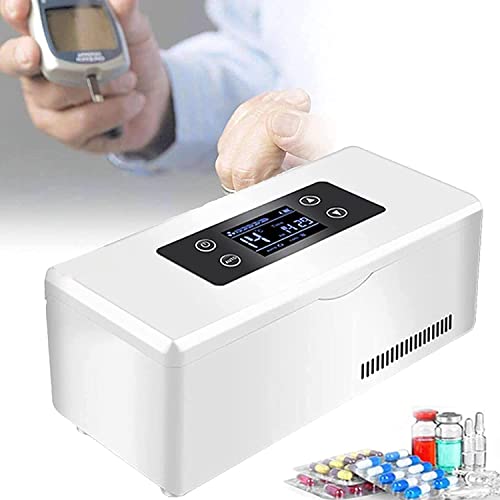 XJKH Tragbare Insulin-Kühlbox – Mini-Medikamentenkühlschrank für Auto, Reisen & Zuhause – Medikamentenkühlschrank mit konstanter Temperatur – Kleine Reisebox für Medikamente – Halten Sie Medikamente XJKH Tragbare Insulin-Kühlbox – Mini-Medikamentenkühlschrank für Auto, Reisen & Zuhause – Medikamentenkühlschrank mit konstanter Temperatur – Kleine Reisebox für Medikamente – Halten Sie Medikamente von XJKH