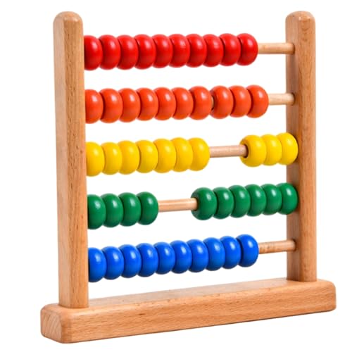 Klassischer Holzabakus für Kindermathematik, Bildungsspielzeug, Holzzählblöcke mit einstellbaren Perlen, 123 Lernzahl Abakus für Kleinkind Klassischer Holzabakus für Kindermathematik, Bildungsspielzeug, Holzzählblöcke mit einstellbaren Perlen, 123 Lernzahl Abakus für Kleinkind von XJKLBYQ