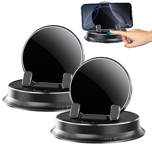 XJQ Multifunktionaler Handyhalter, Deloyye Handy Halterung, Universal 360 Car Phone Holder (2pcs) von XJQ