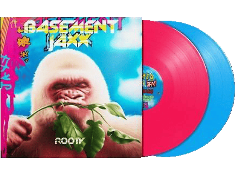 Basement Jaxx - Rooty-Limited Pink/Blue Coloured Vinyl Edition (Vinyl) von XL/BEGGARS